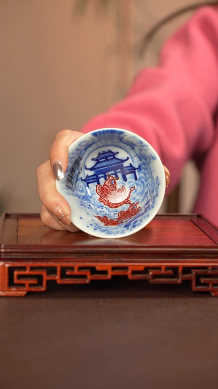 【闪购商品】杯子永明尚玩景德镇手工手绘陶瓷