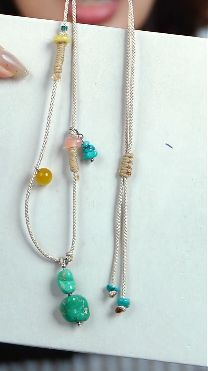 未镶嵌绿松石项链随型