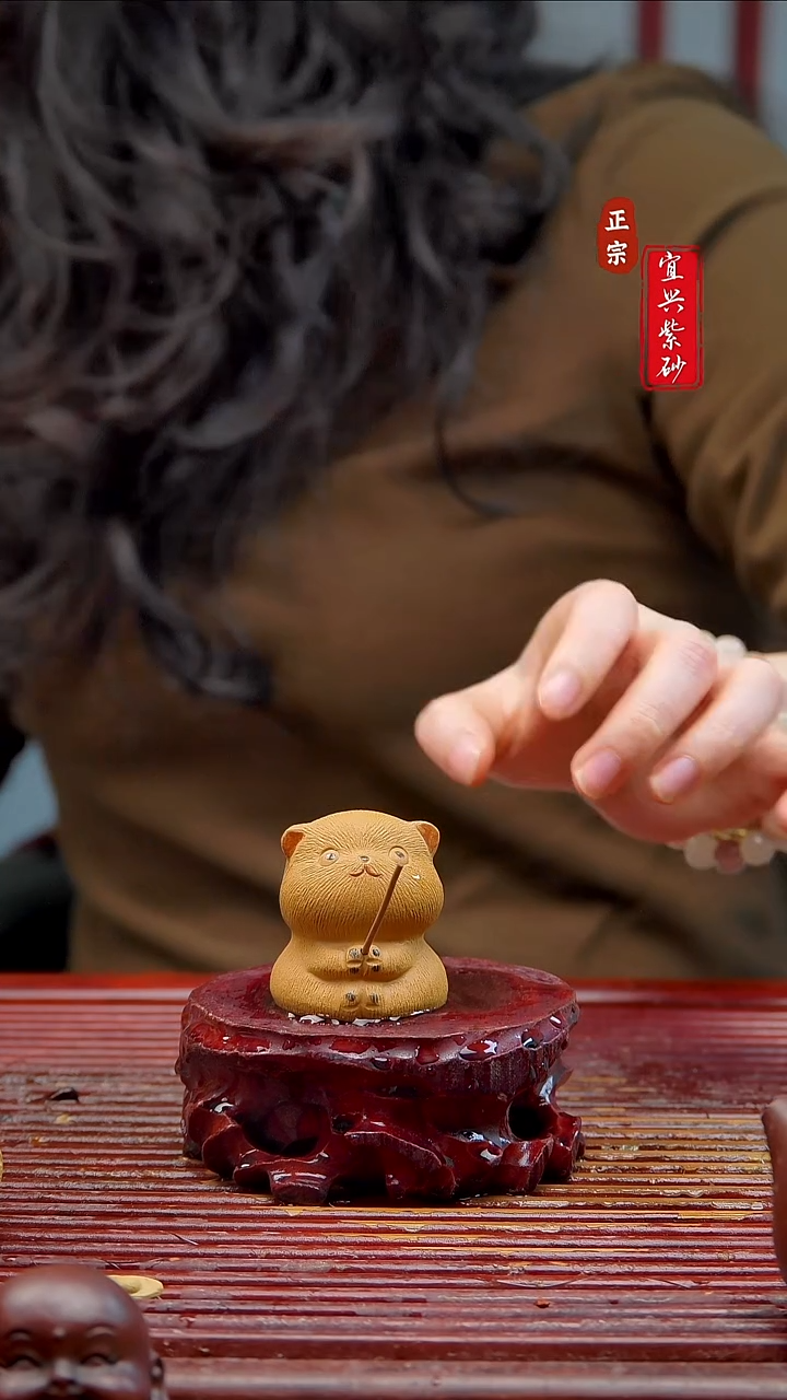 紫砂茶宠宜兴紫砂茶宠摆件