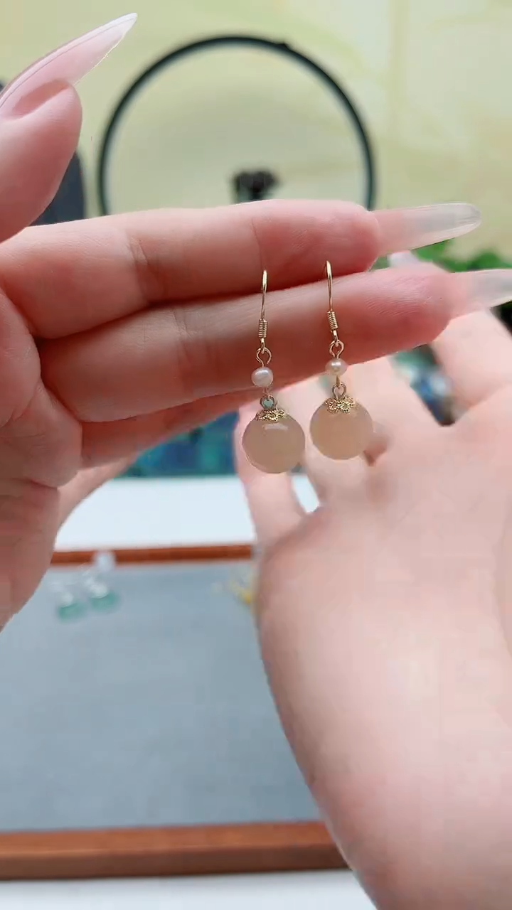 未镶嵌耳饰淡水珍珠660