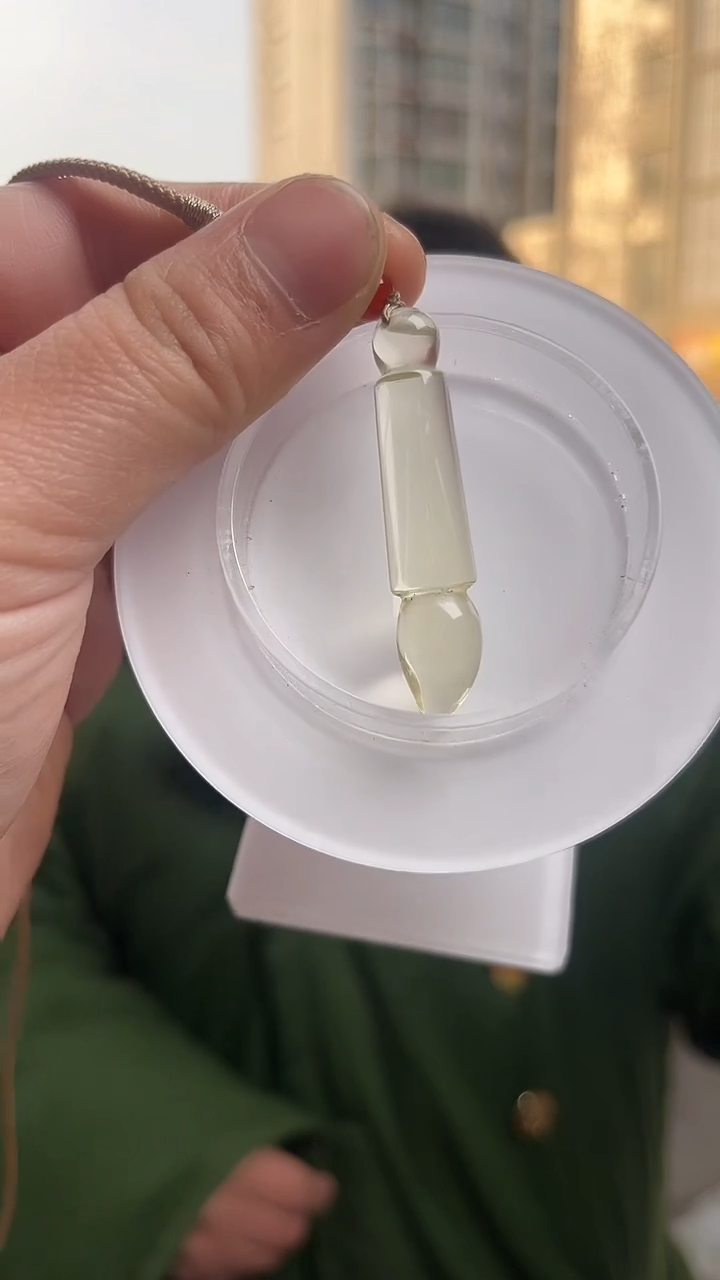 【闪购商品】黄晶吊坠(赠链)未镶嵌天然黄水晶文昌笔多样性发一