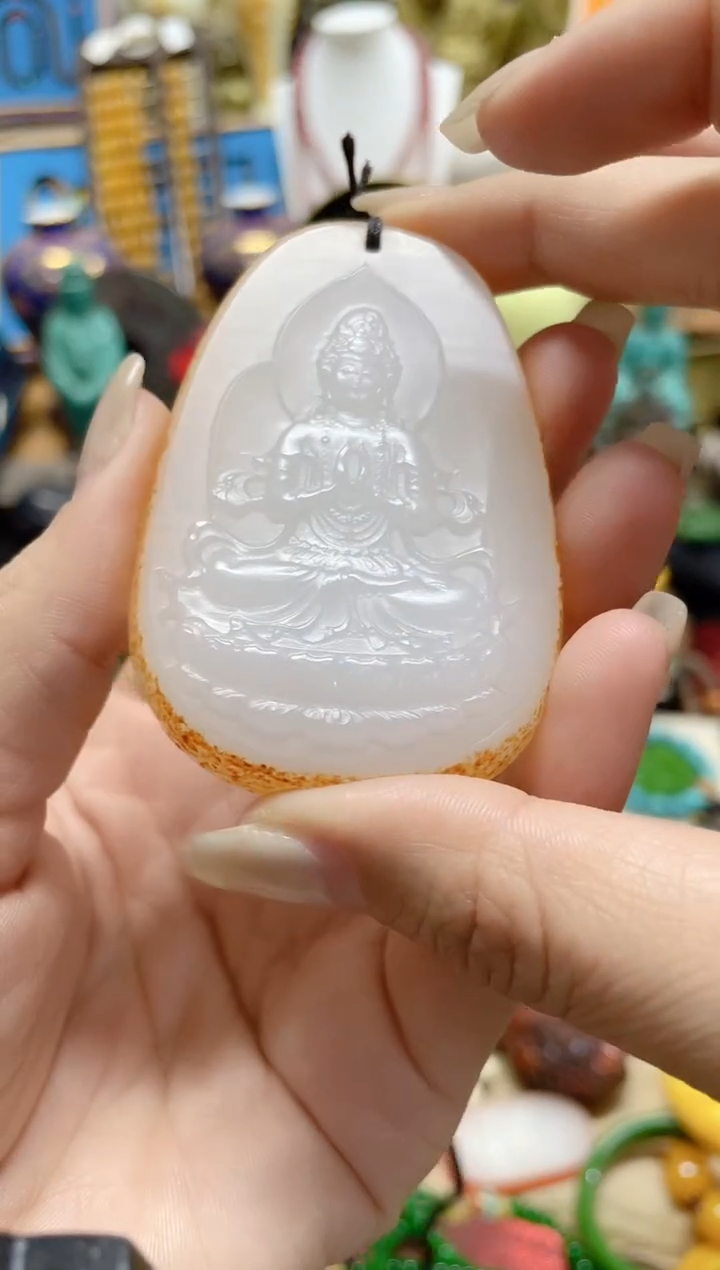 【闪购商品】和田玉（子料）颈饰未镶嵌主播推荐主播推荐