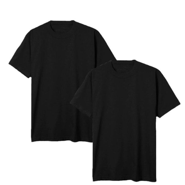 全网独版纯棉短袖半袖340g男女同款大码休闲宽松百搭圆领男士时尚