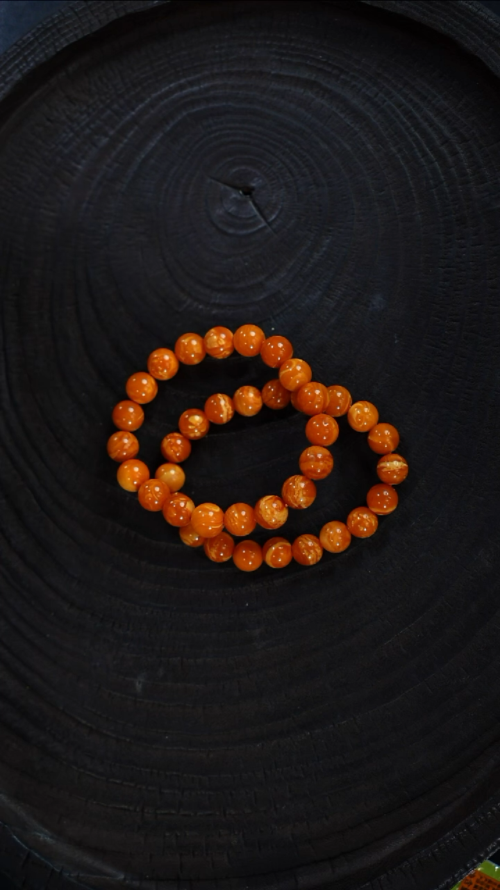 未镶嵌琥珀裸石单圈（多样性发货一件）