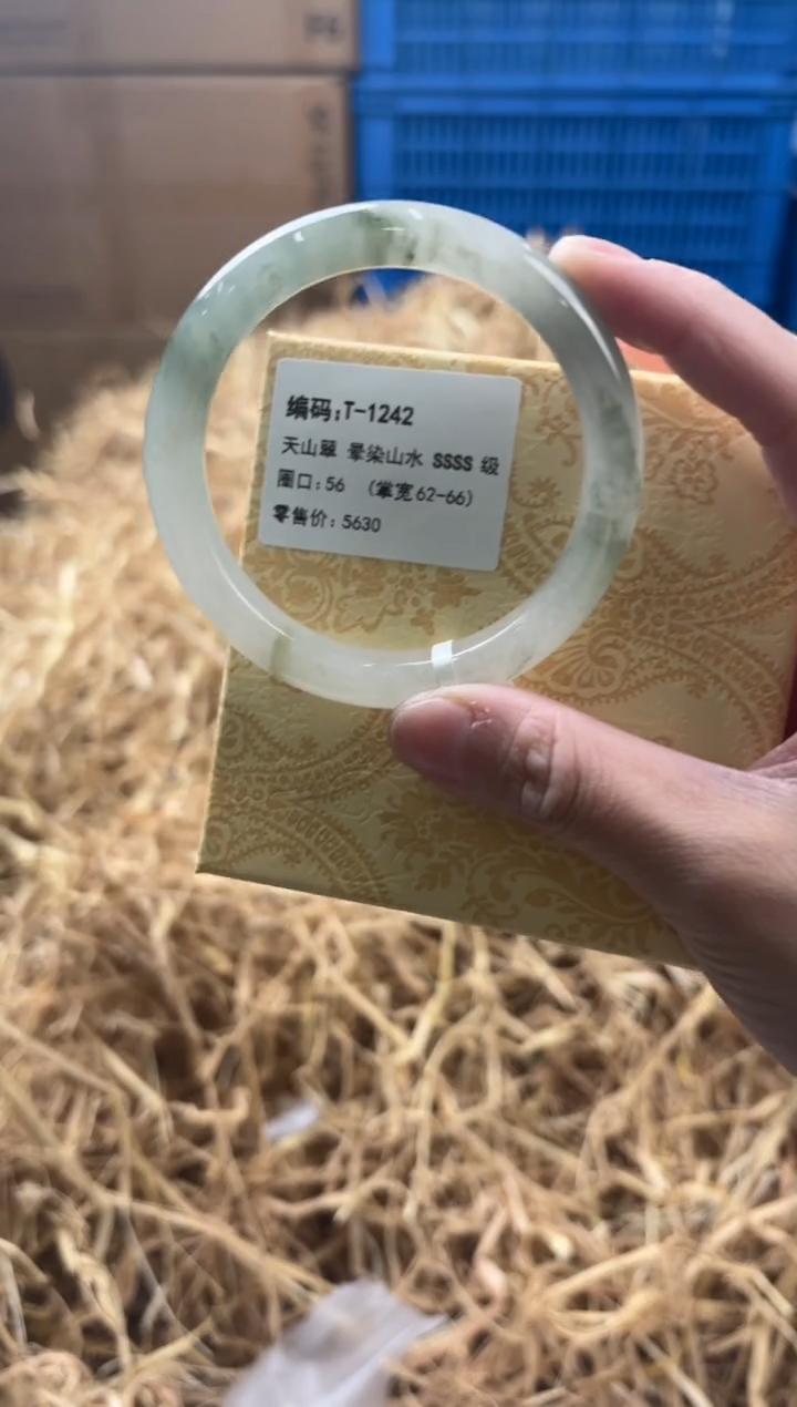 未镶嵌手镯石英质玉T-1242