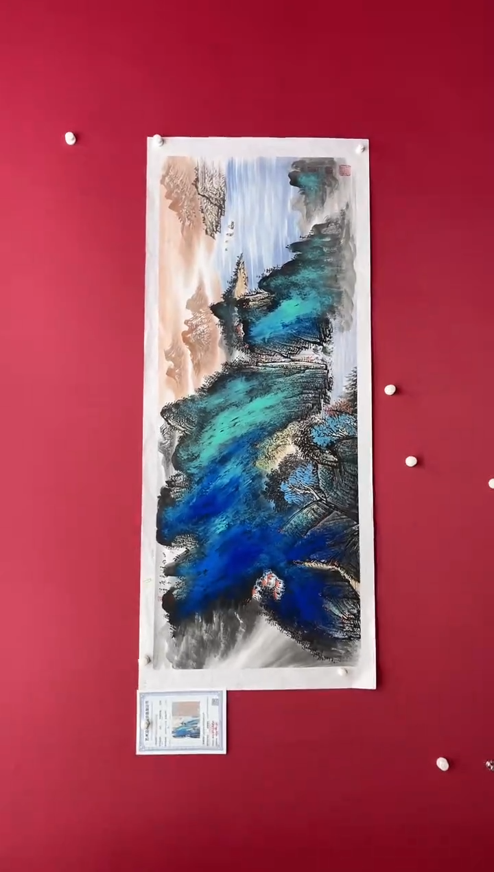 【闪购商品】国画吴-金书原作山水/无框/W不带书