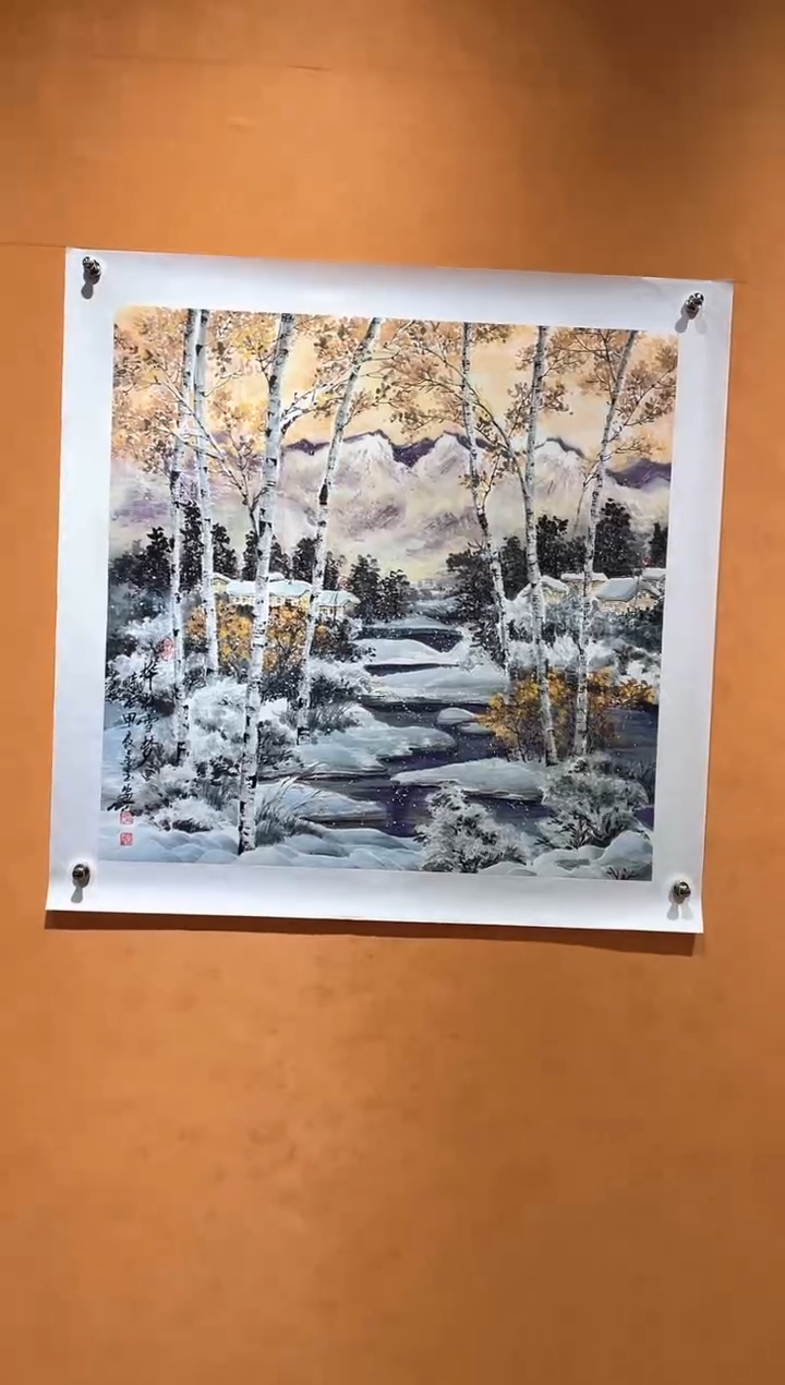 国画刘金玉教授亲笔手绘