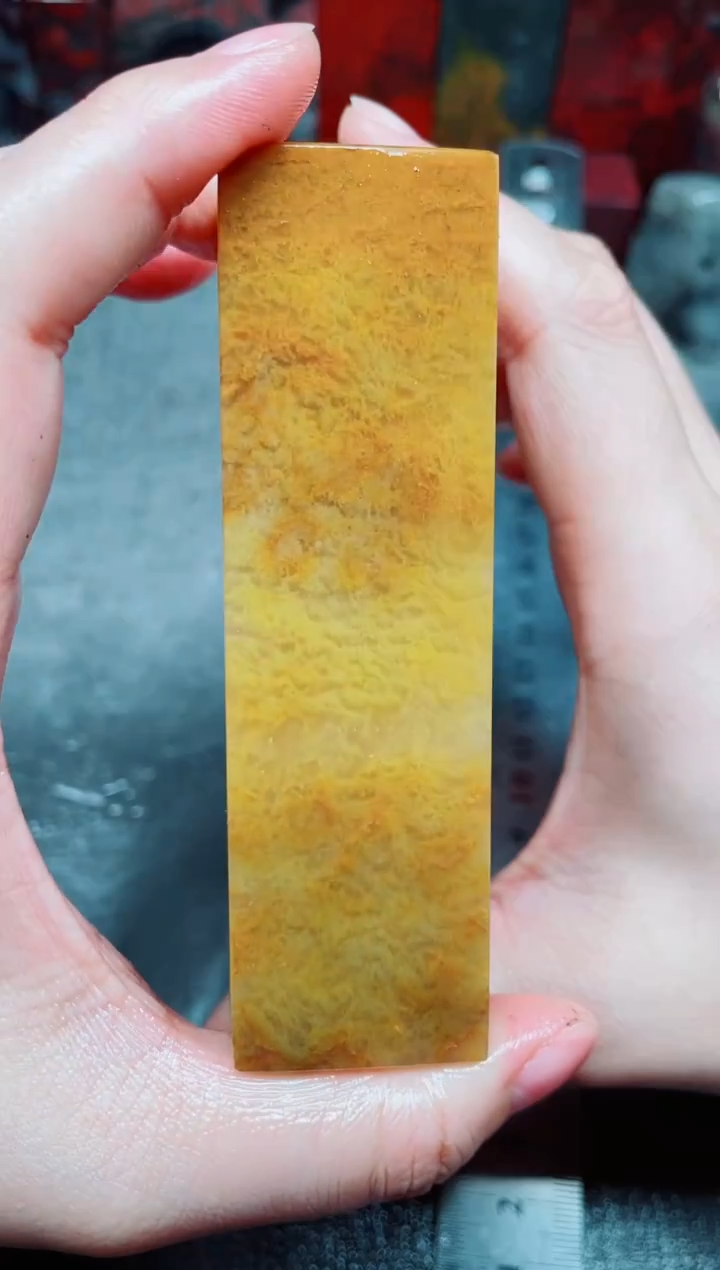 桂林鸡血玉素章3.0左右32