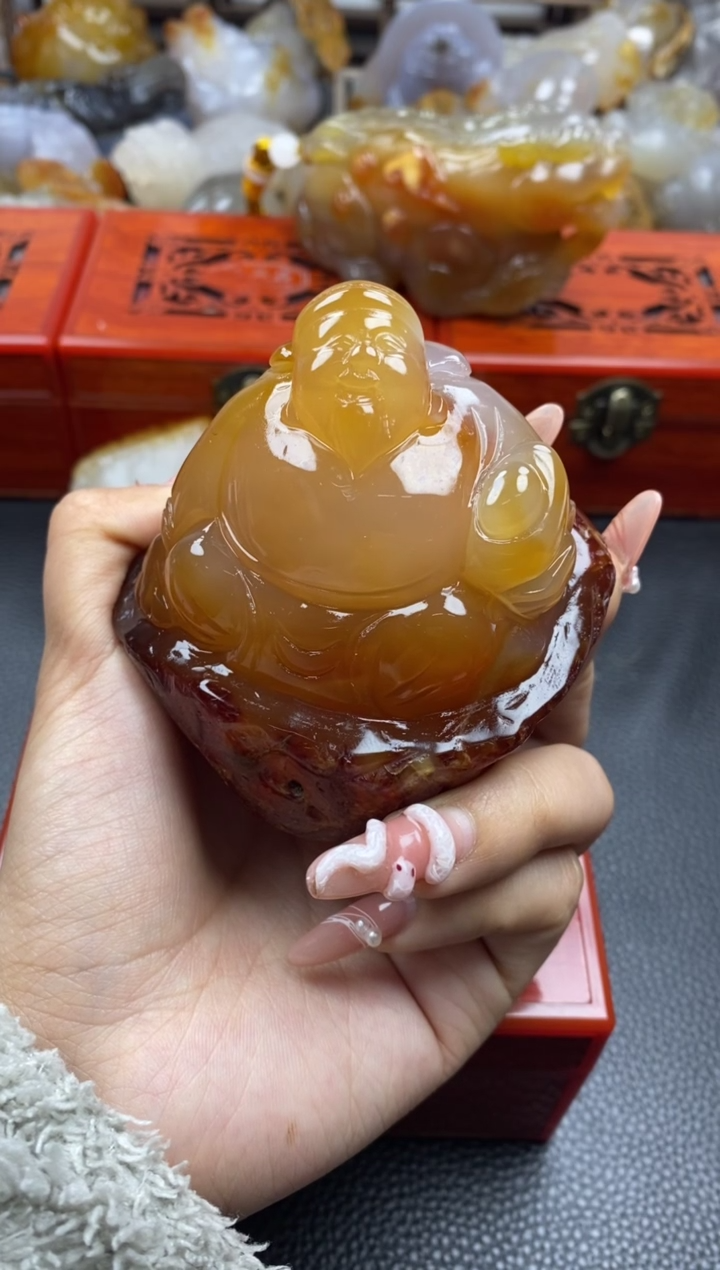 【闪购商品】玛瑙/玉髓摆件未镶嵌00
