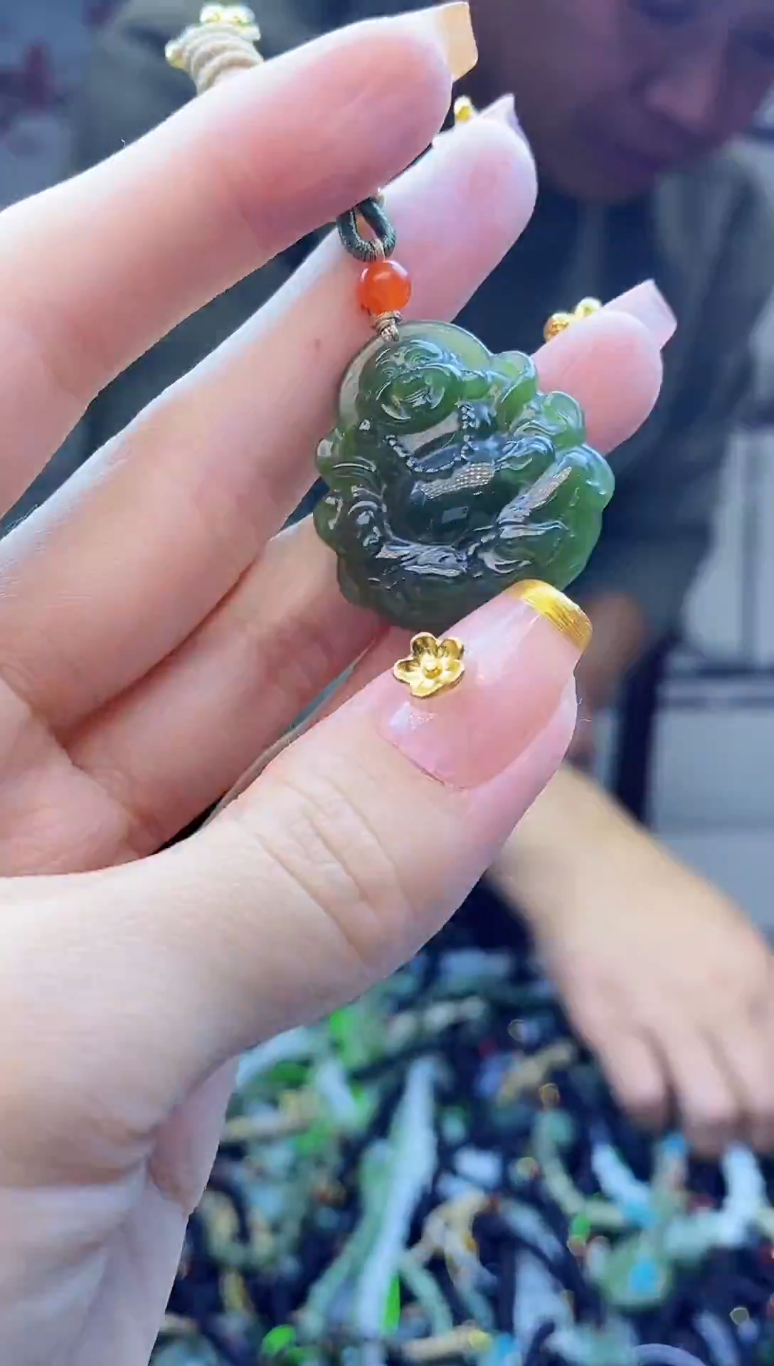 颈饰未镶嵌和田玉多样性发拍一发一