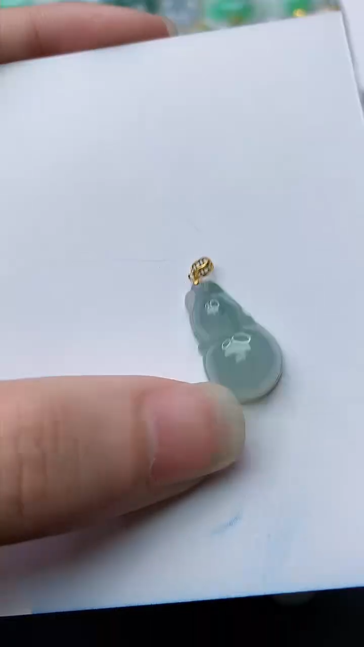 【闪购商品】翡翠颈饰18K金镶嵌43..........