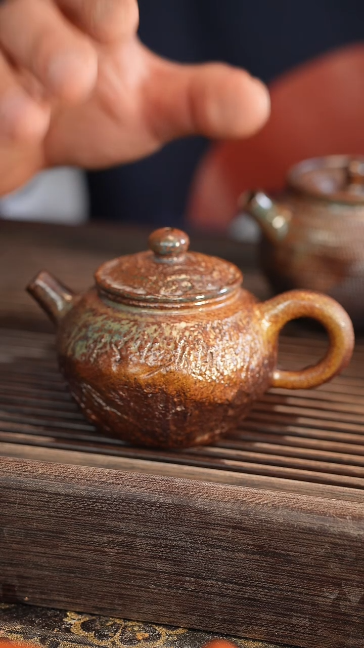 茶壶紫砂原矿手工制作