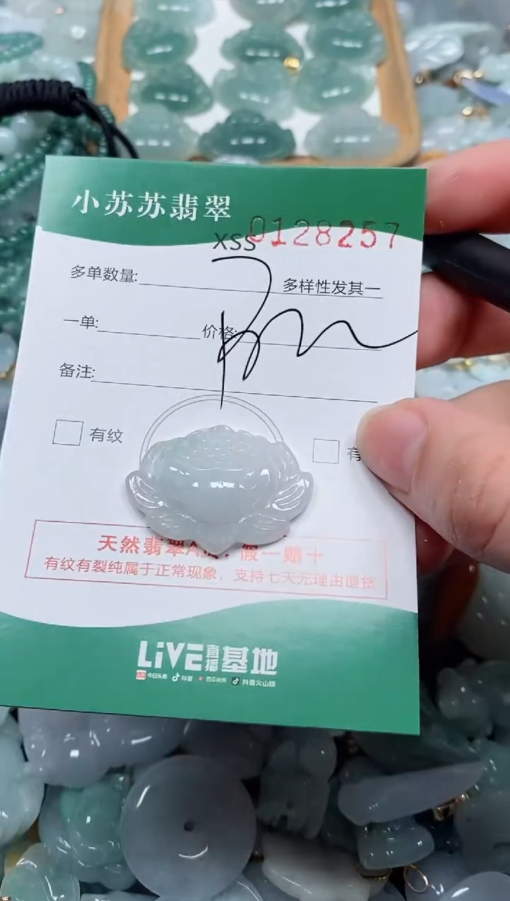 【闪购商品】翡翠颈饰未镶嵌闪购商品0128257