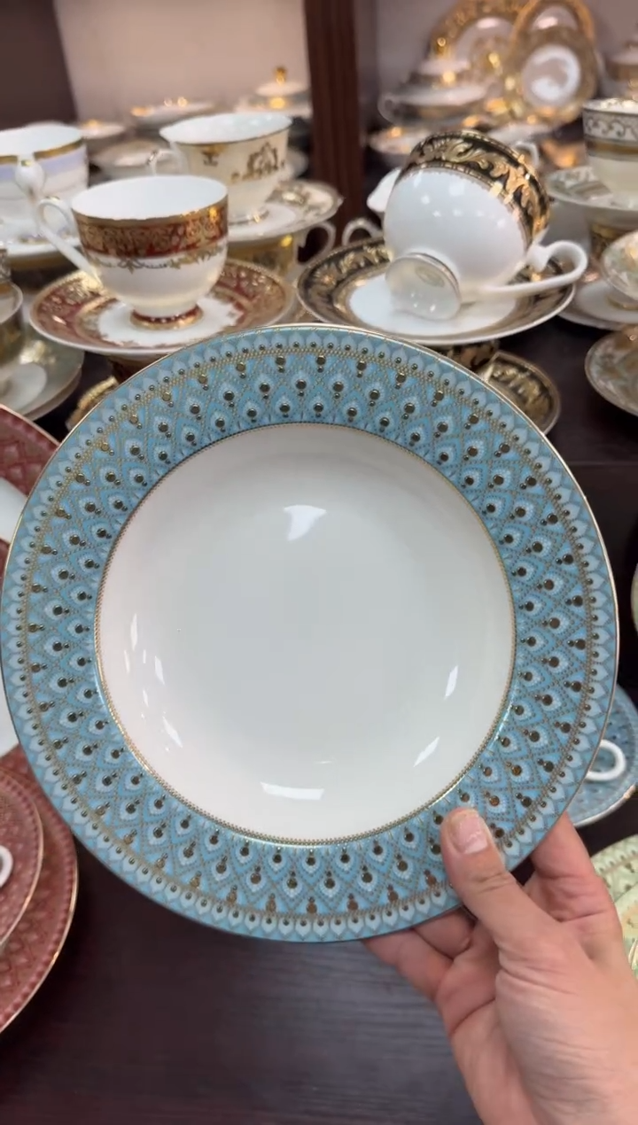 【闪购商品】瓷片8.5英寸草帽盘福利款2个