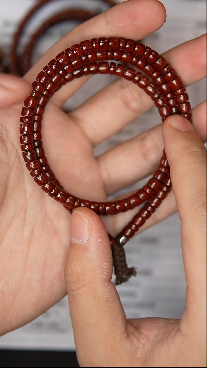 手串/手链小叶紫檀新纪元长串单银标