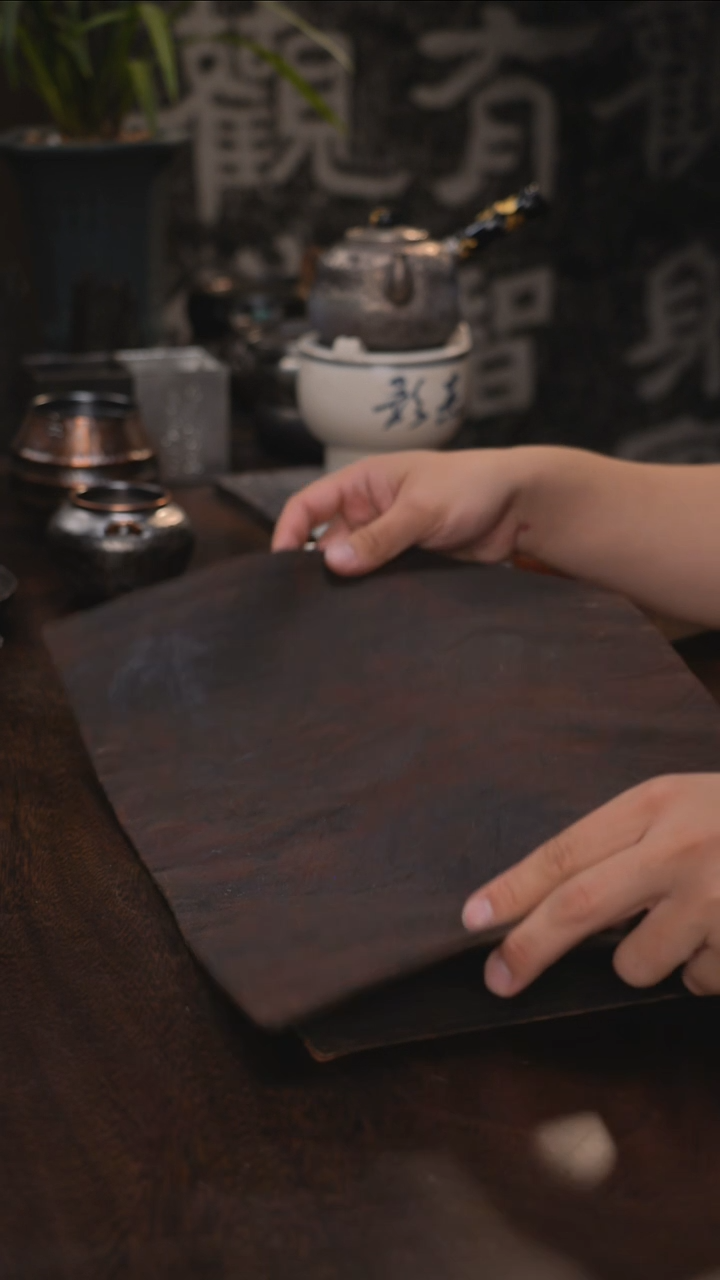 劍****8手工亮油布茶席茶配件