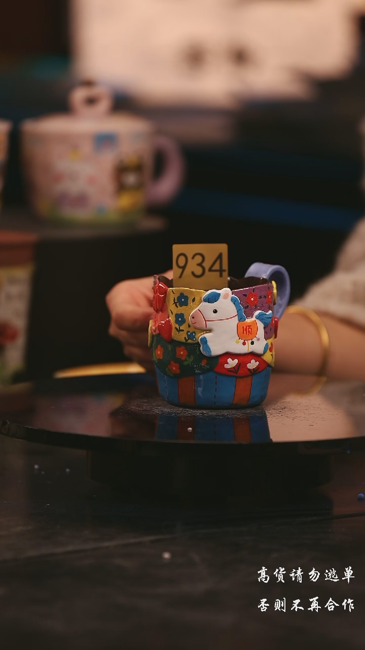 陶瓷景德镇可爱设计师款陶瓷 