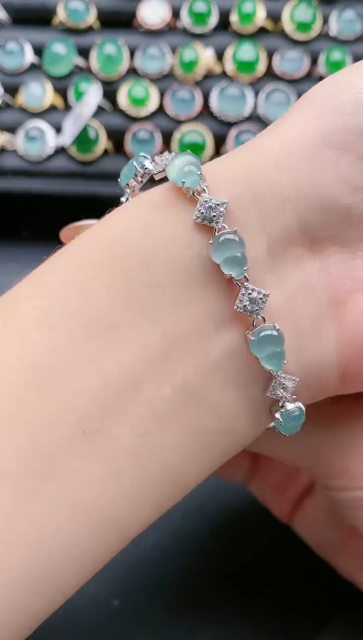 【闪购商品】翡翠戒指银S925镶嵌1111111