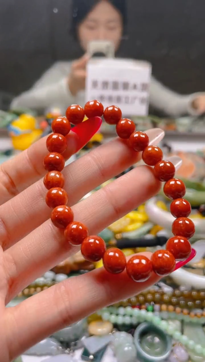 【闪购商品】翡翠颈饰未镶嵌8MM/V/翡翠A货一图一物