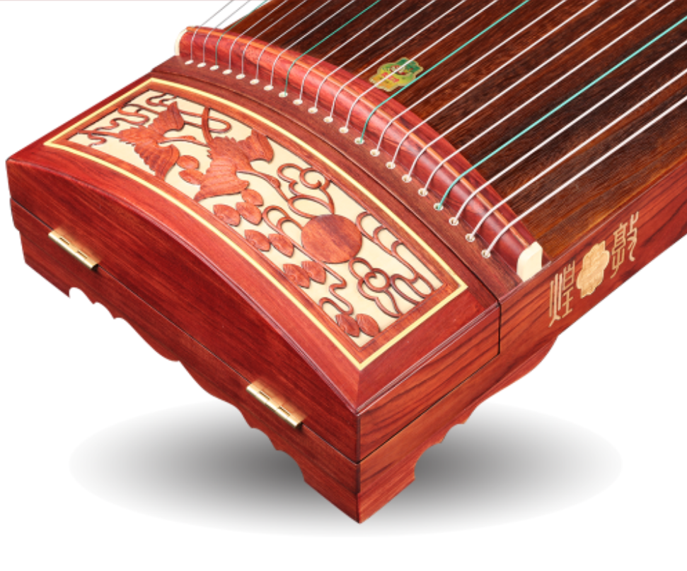 敦煌牌 古筝 694DQ 双鹤朝阳专业考级实木演奏古筝表演乐器