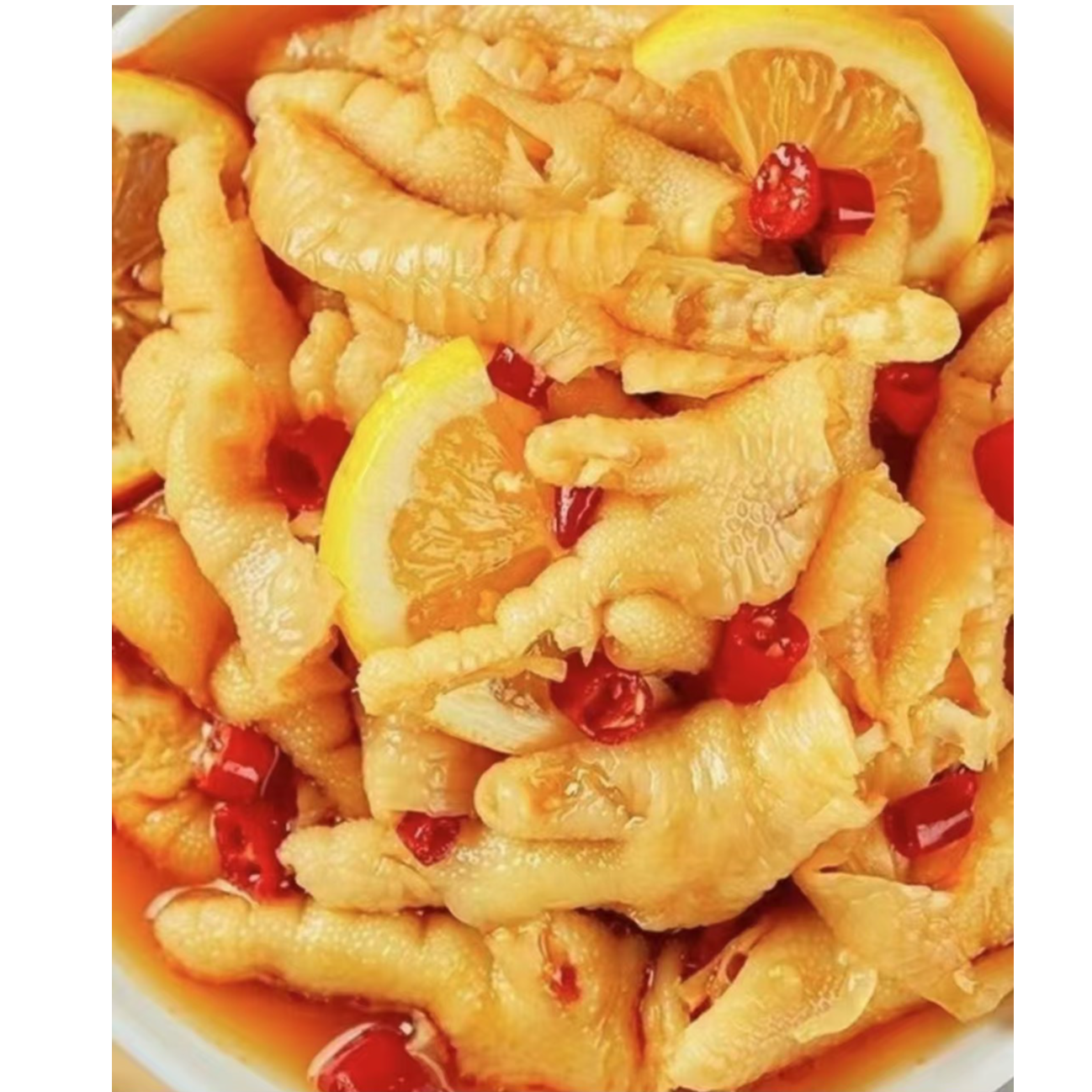 书记甄选 酸辣柠檬鸡爪酸辣爽口半剔骨