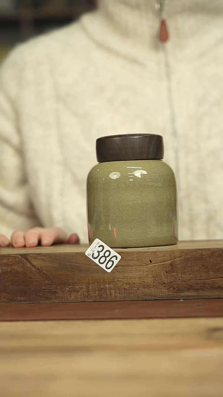 设计师手作款 落单茶叶罐