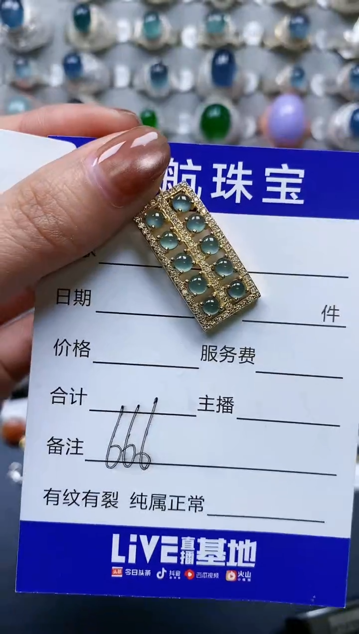 【闪购商品】翡翠颈饰银S925镶嵌0666