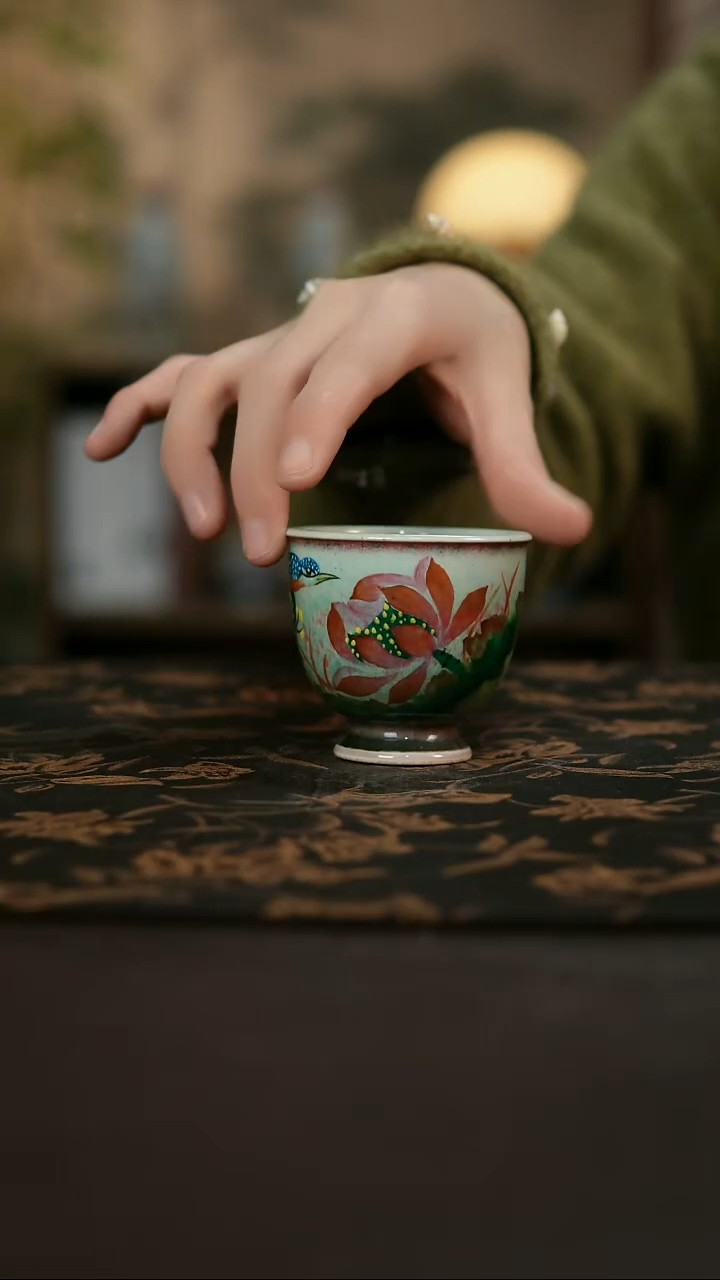 景德镇陶瓷杯碗柴烧多人