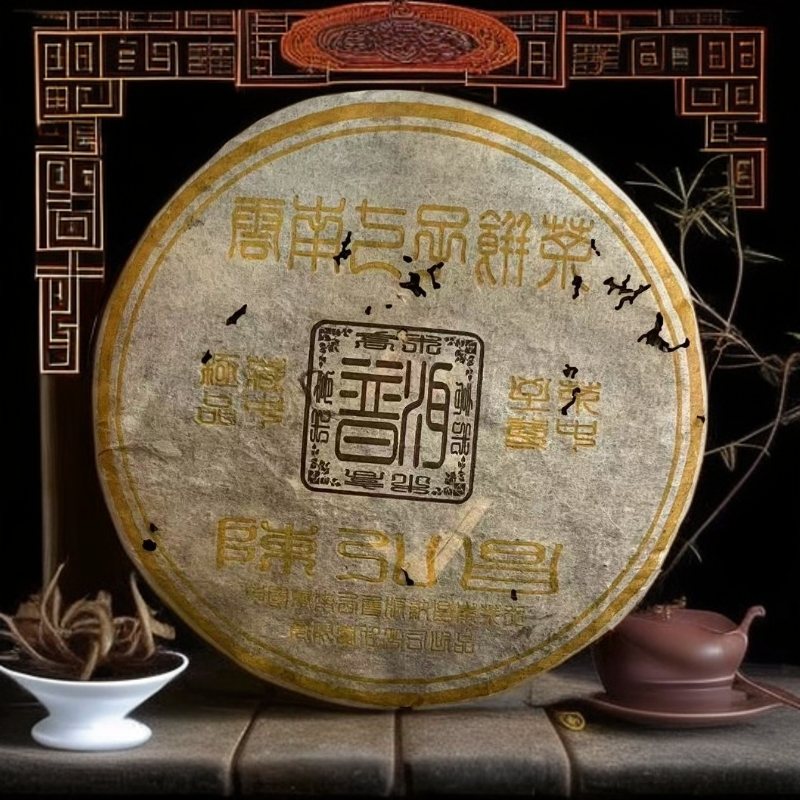 【优优甄选】2004年 陈弘昌  普洱茶  生茶 357g
