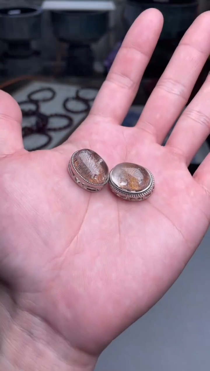 【闪购商品】水晶配饰未镶嵌橙幽灵盒子多样性发其一