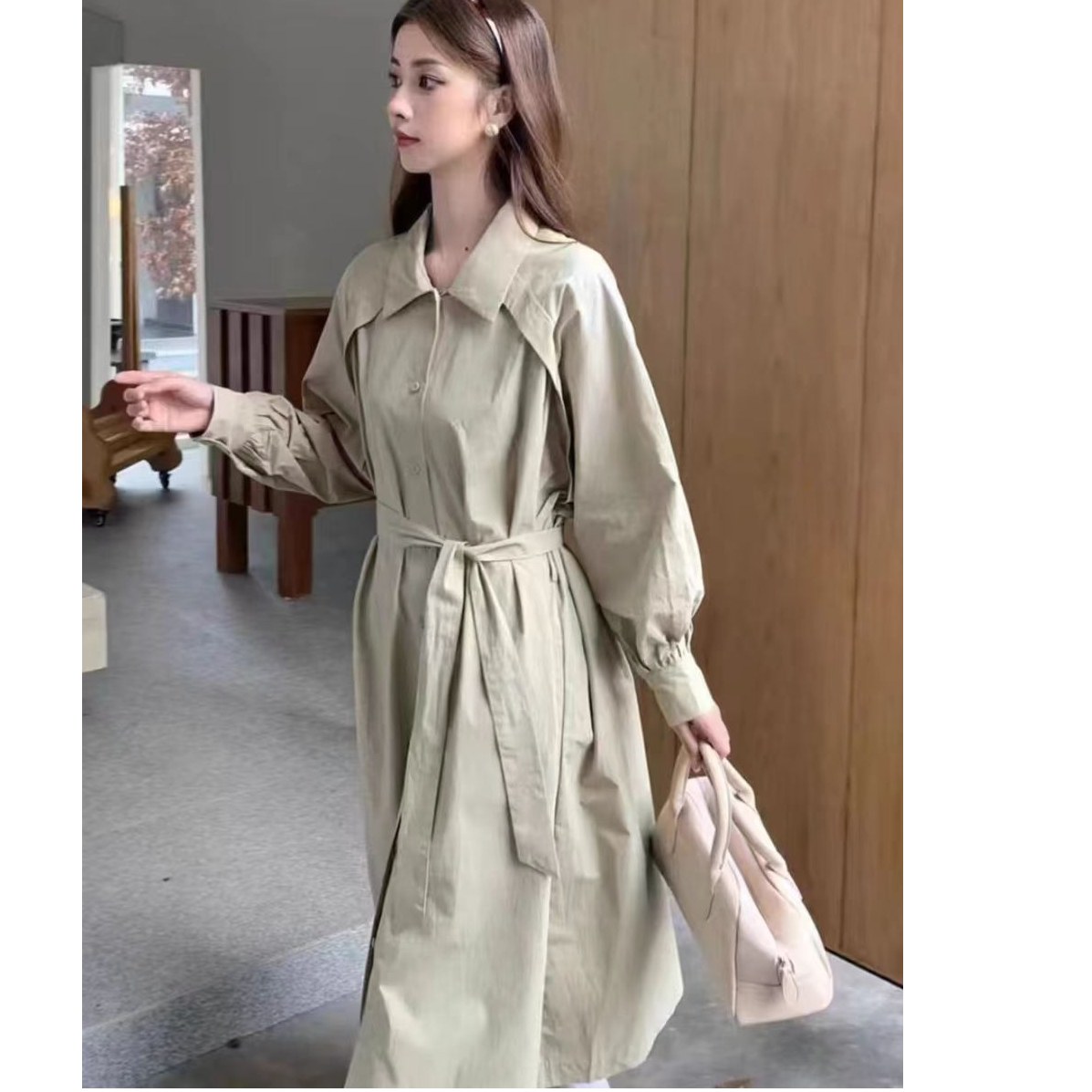 35005宽松显瘦气质风衣