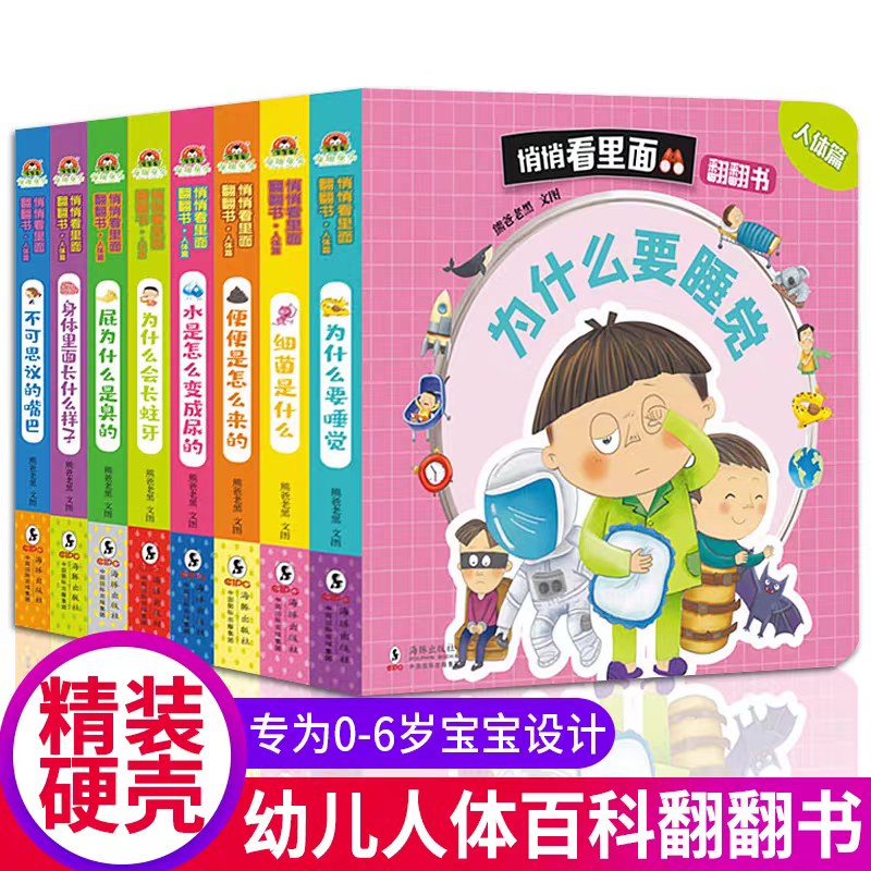 悄悄看里面翻翻书启蒙认知撕不烂3D立体早教绘本图画书