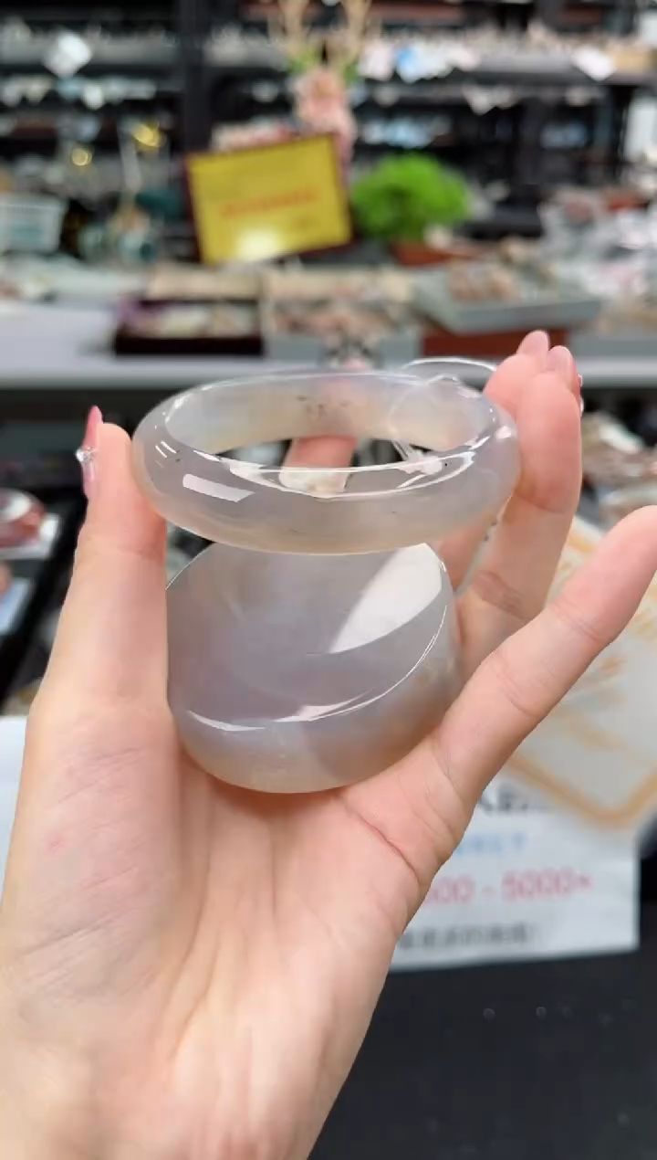 【闪购商品】石英质玉手镯未镶嵌60圈口（赠品镯心）310355