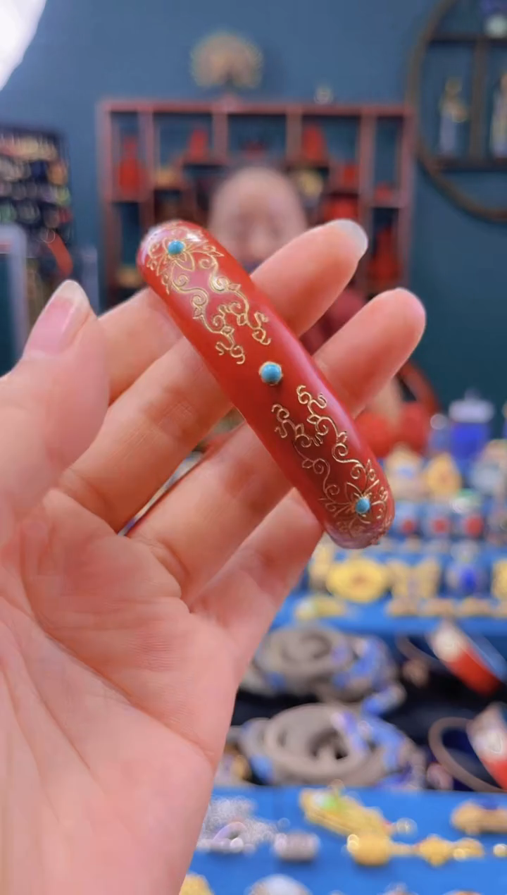 非遗技艺 金漆镶嵌手镯 60以内