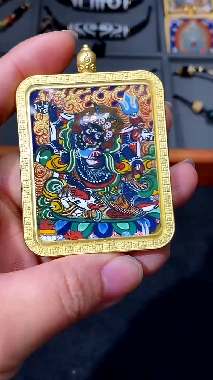 【鲸禧云珠】卡卡纯手绘唐卡