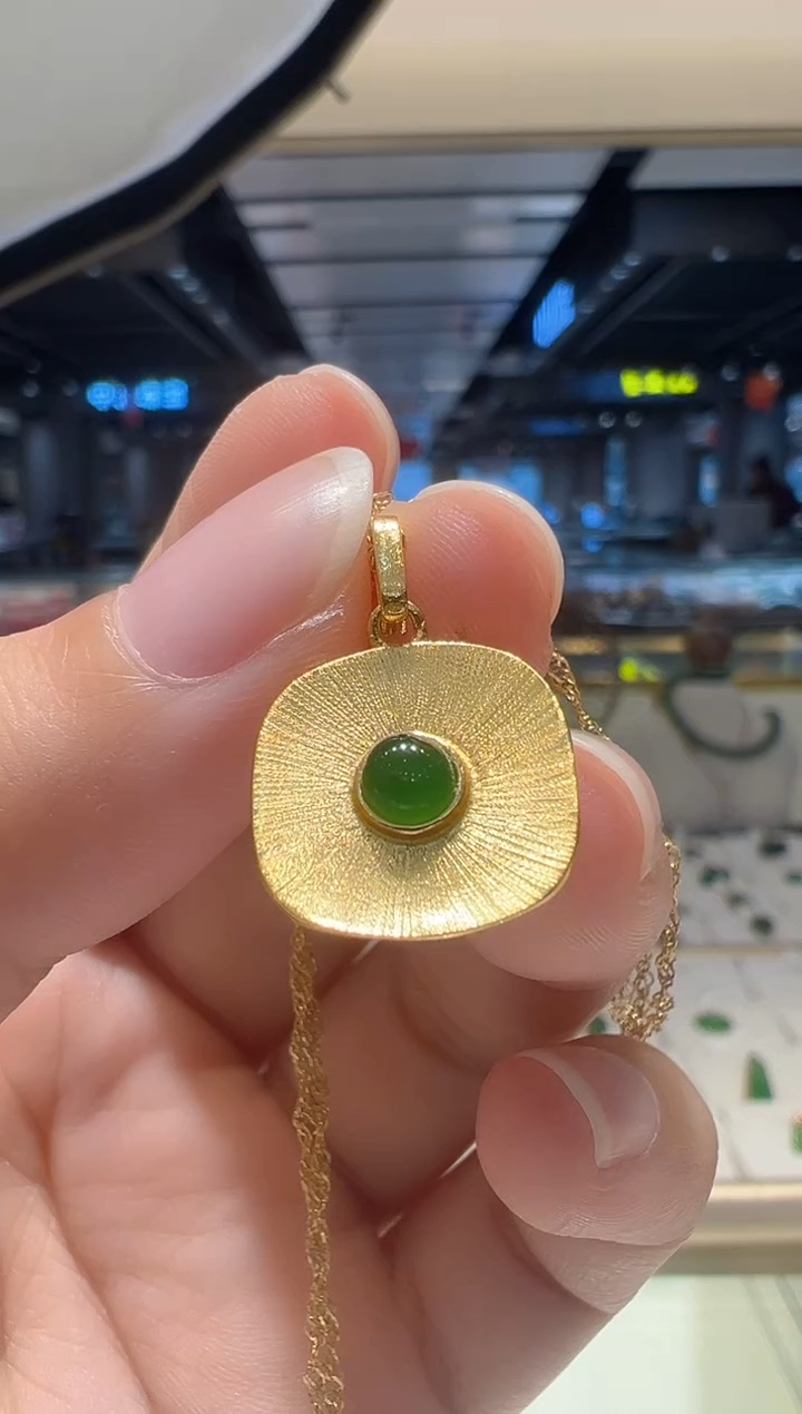 【闪购商品】和田玉颈饰银S925镶嵌02