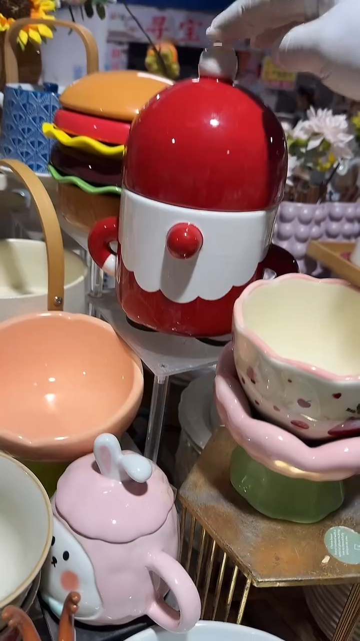 陶瓷带盖罐 微瑕凑满20元包邮