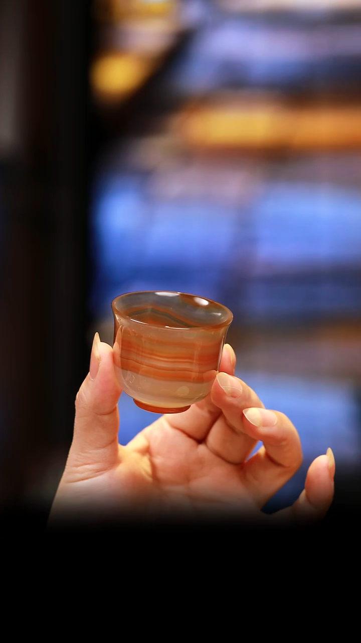 未镶嵌杯子玛瑙/玉髓杯子