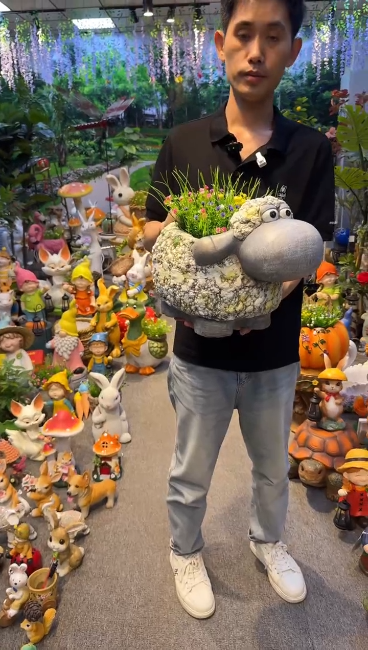 无花朵花园庭院摆件&00&