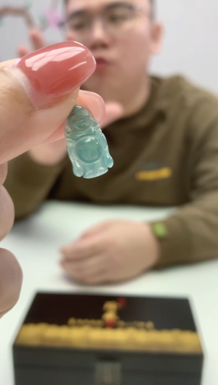 【闪购商品】定制翡翠未镶嵌005xm-毛货挂件85赠金扣