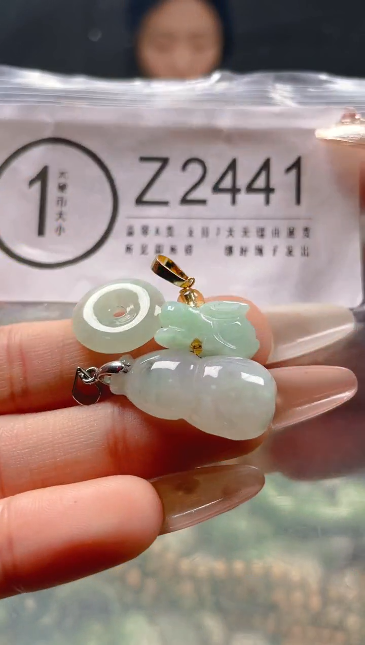 【闪购商品】翡翠颈饰未镶嵌/Z/翡翠A货一图一物