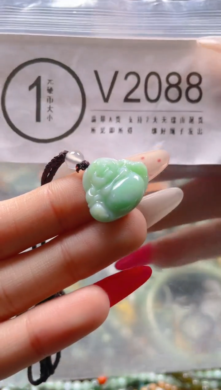 【闪购商品】翡翠颈饰未镶嵌/V/翡翠A货一图一物