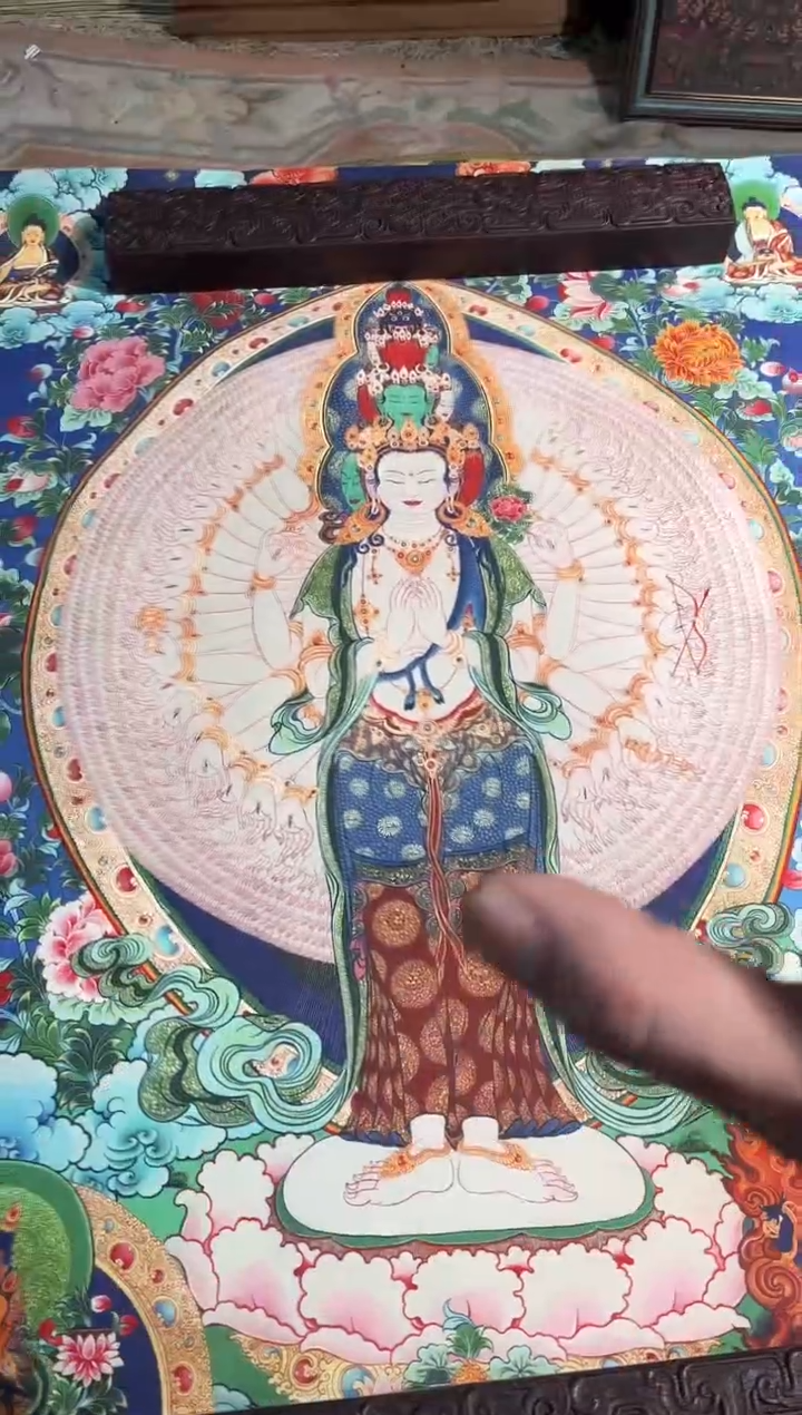 卷轴画天天的唐卡tk160