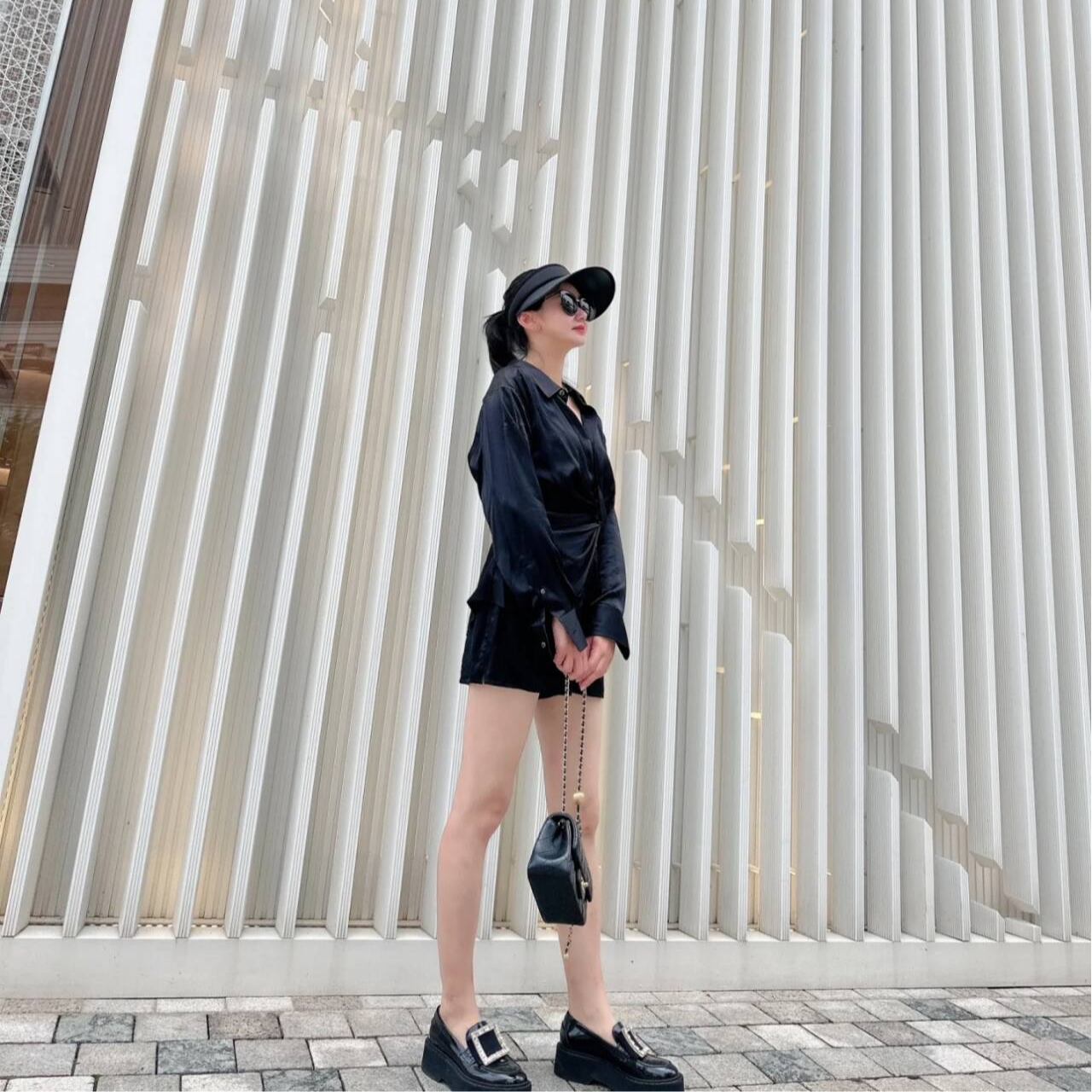 新款时尚百搭单肩包女包潮流双肩包1