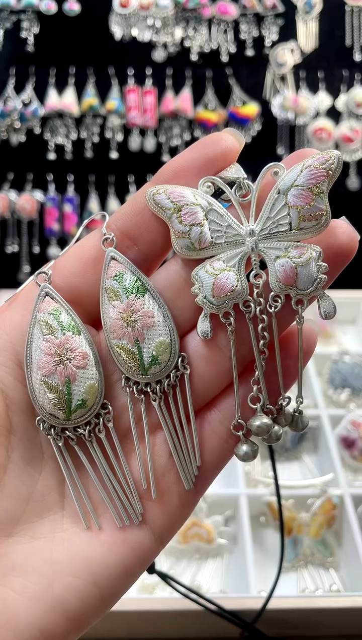 【闪购商品】织绣非遗刺秀饰品