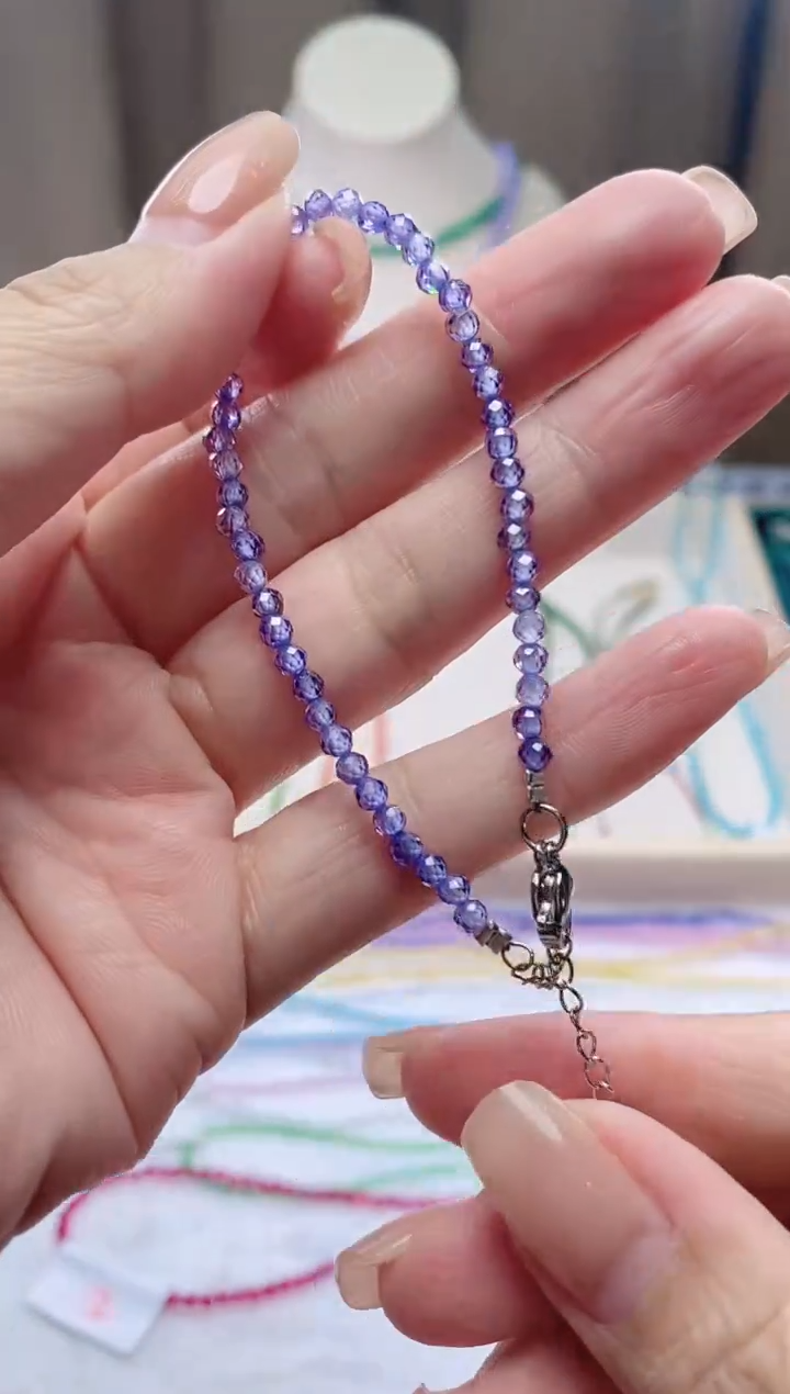 【闪购商品】钻石颈饰银S925镶嵌诗颜甄选珠宝SYZB82