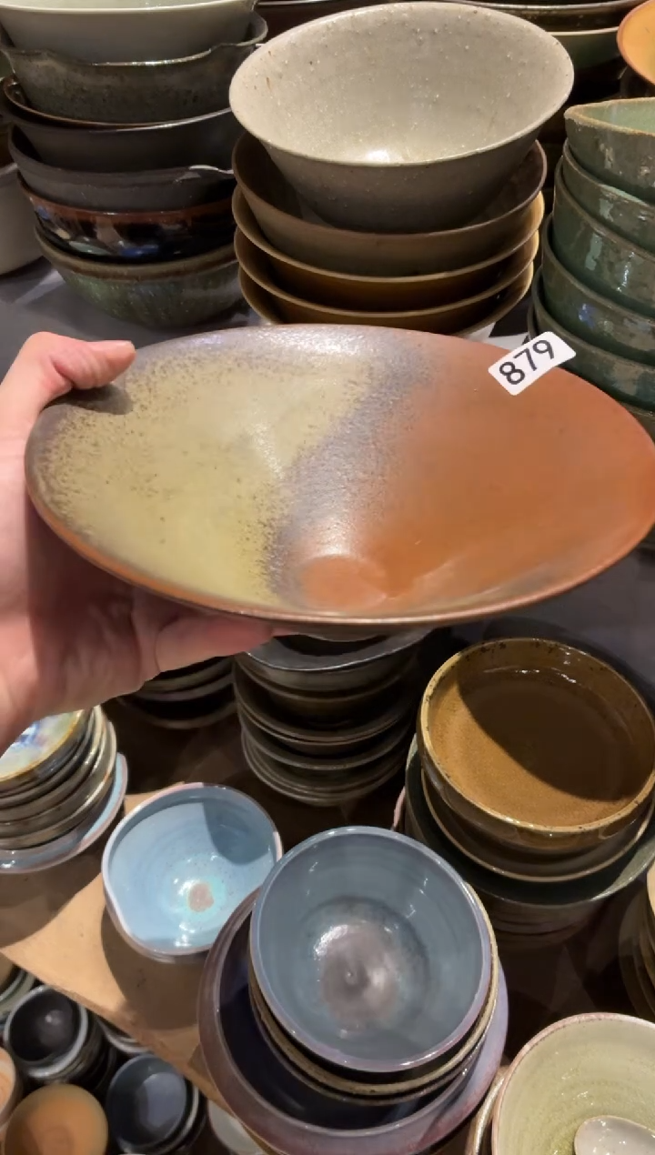 瓷片杨*879青灰斗笠面碗1个