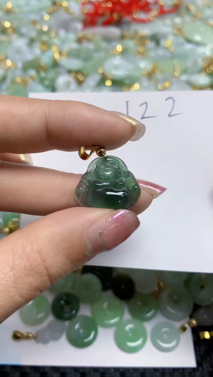 【闪购商品】翡翠颈饰合金  天然A货翡翠