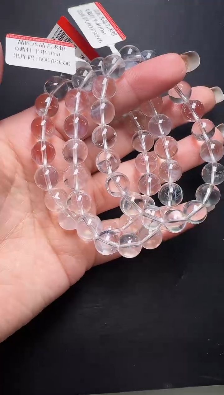 未镶嵌手串水晶多样性发一 蓝针手串10m+  M52138 