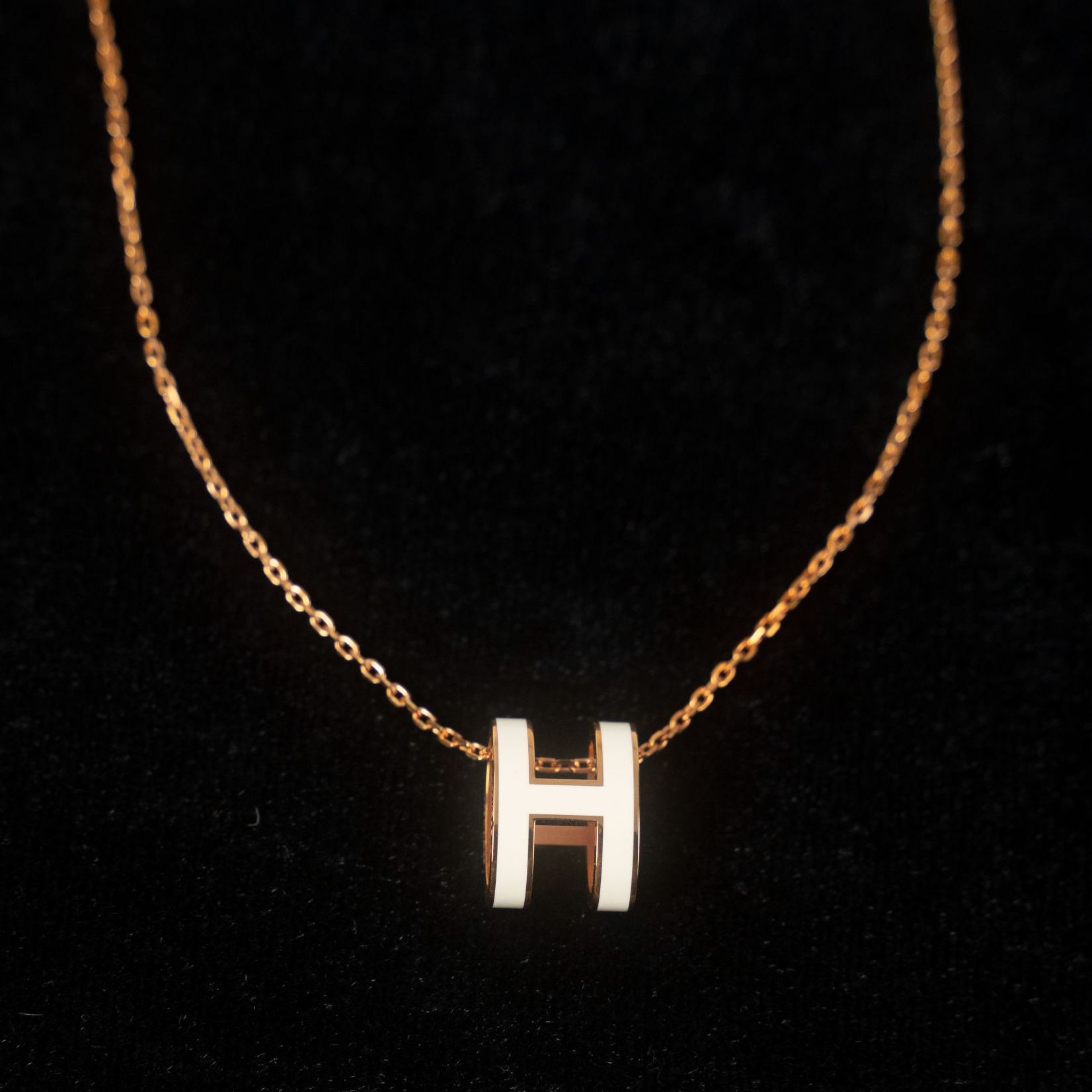 全新未使用 Hermes/爱马仕 爱马仕白金项链时尚经典